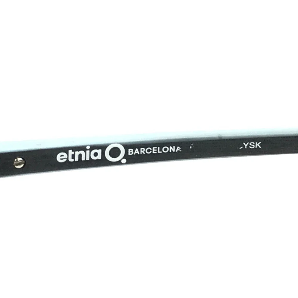 Etnia Barcelona Eyeglasses Frames TAMPERE CYSK Cyan Sky Black Blue 53-18-135